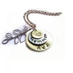 3 Leaf Hand Stamped Layere..