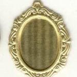 Brass Pendant 40x30mm or 25..