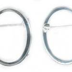 Pin Silver Plated Oval Cabo..