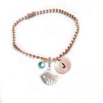 Summer Bird Initial Anklet ..