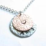 2 Hammered Necklace Persona..