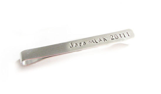 Bible Men Tie Clip Personalized Groomsman Gift Keepsake for Guys Wedding Bible Tie Bar