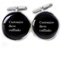 Men Cufflinks White personalized Wedding keepsake gift for him guys men father photo cuff links birthday anniversary