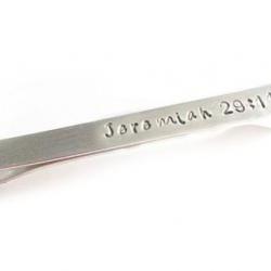 Bible Men Tie Clip Personalized Groomsman Gift Keepsake for Guys Wedding Bible Tie Bar