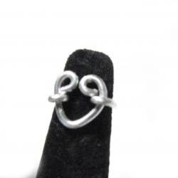 Heart Ring Infinity Wire Wrapped Jewelry Aluminum Any Size